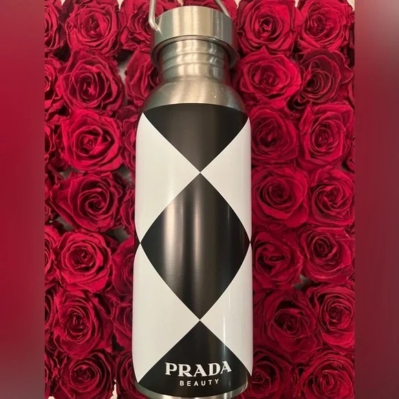 Prada Accessories - Prada Beauty Monochrome Diamond Water Bottle